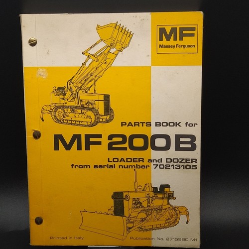 Massey ferguson parts book - massey,
