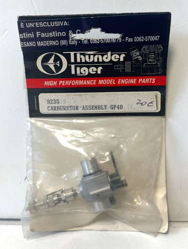 Thunder tiger car - tiger, carburetor